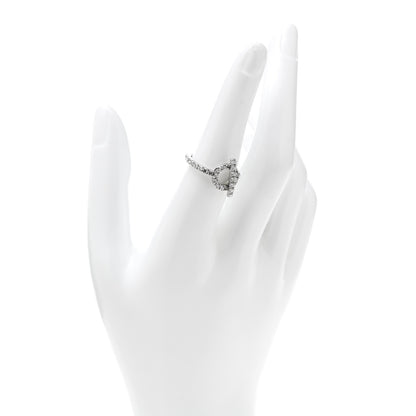 Hermes 18K White Gold Diamond Finesse Ring 54 6.75 2 of 6