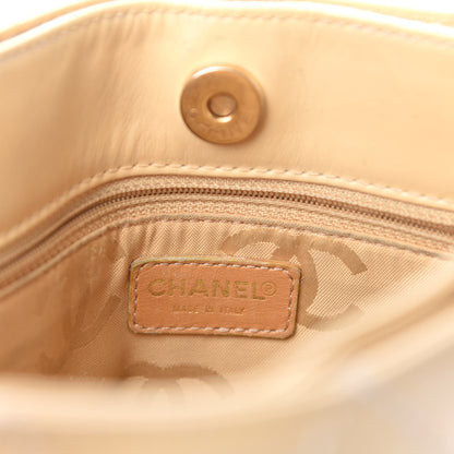 Chanel Calfskin Wild Stitch Tote Beige 10 of 13