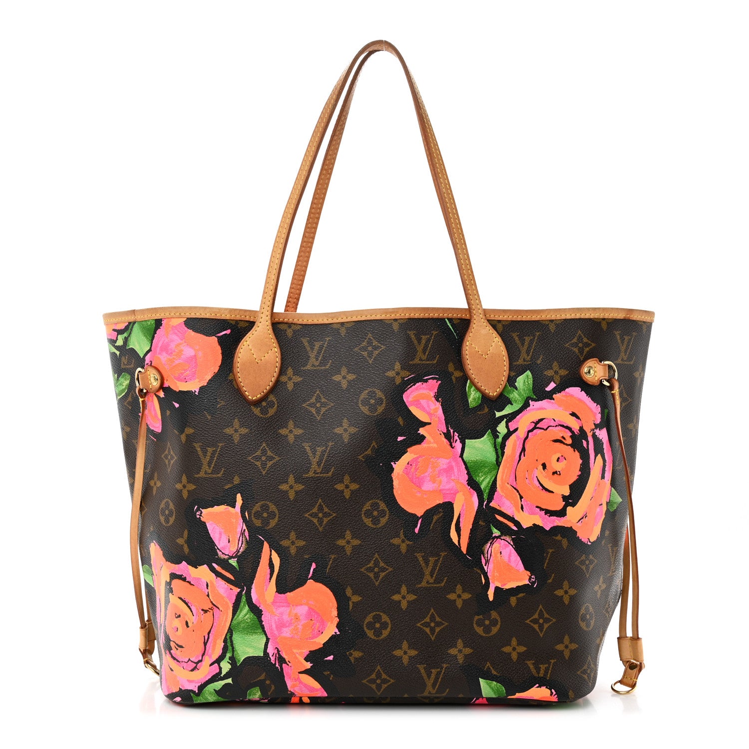Louis Vuitton LOUIS VUITTON Monogram Roses Neverfull MM 1 of 14
