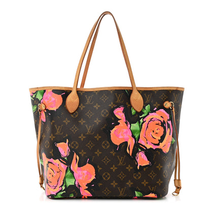 Louis Vuitton LOUIS VUITTON Monogram Roses Neverfull MM 1 of 14