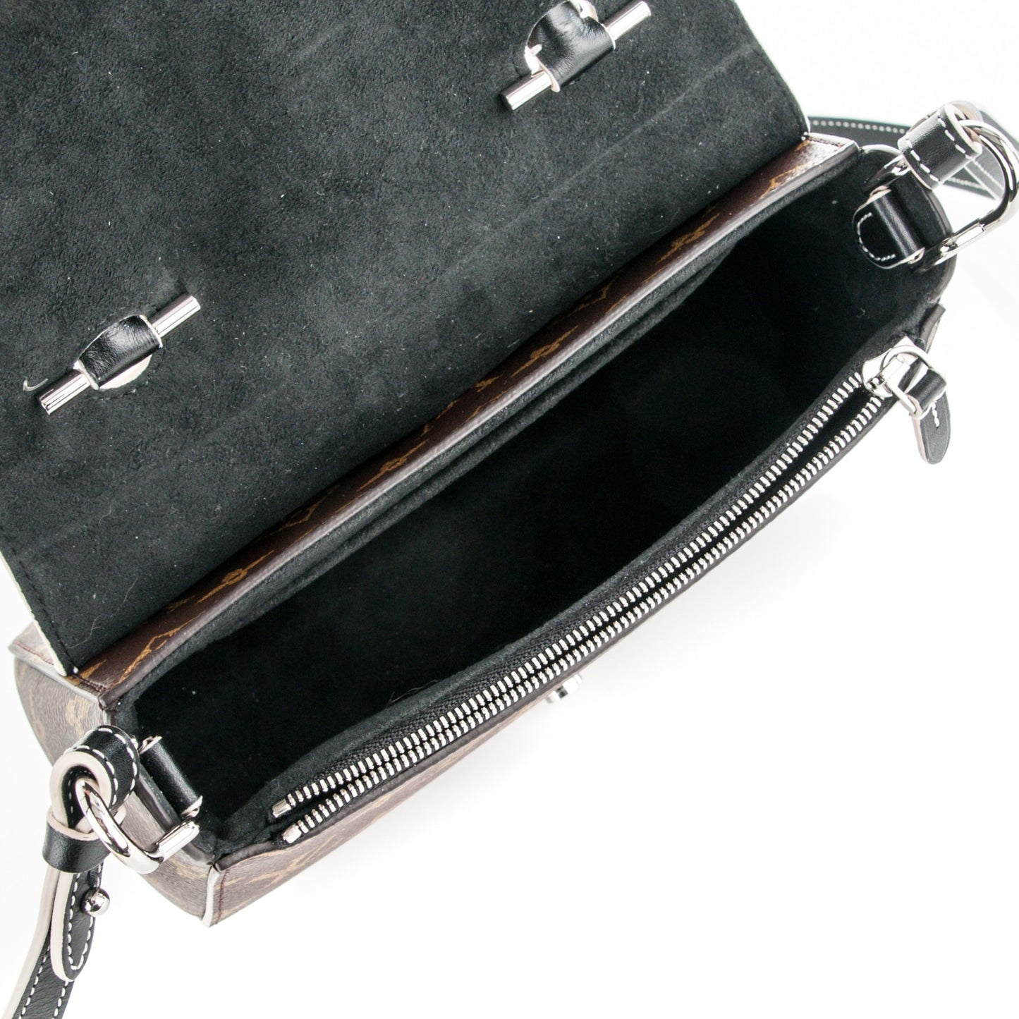 Calfskin Monogram Chain It Bag PM Black