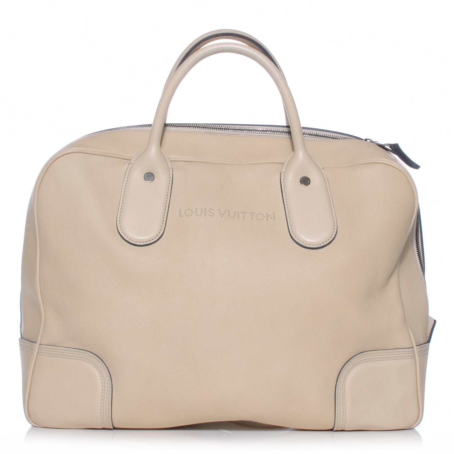 Siwa Leather Briefcase Ecru