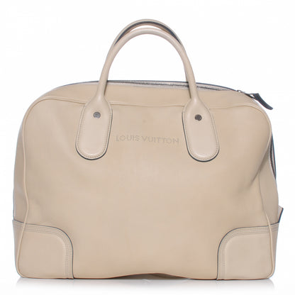 Louis Vuitton Siwa Leather Briefcase Ecru 1 of 8