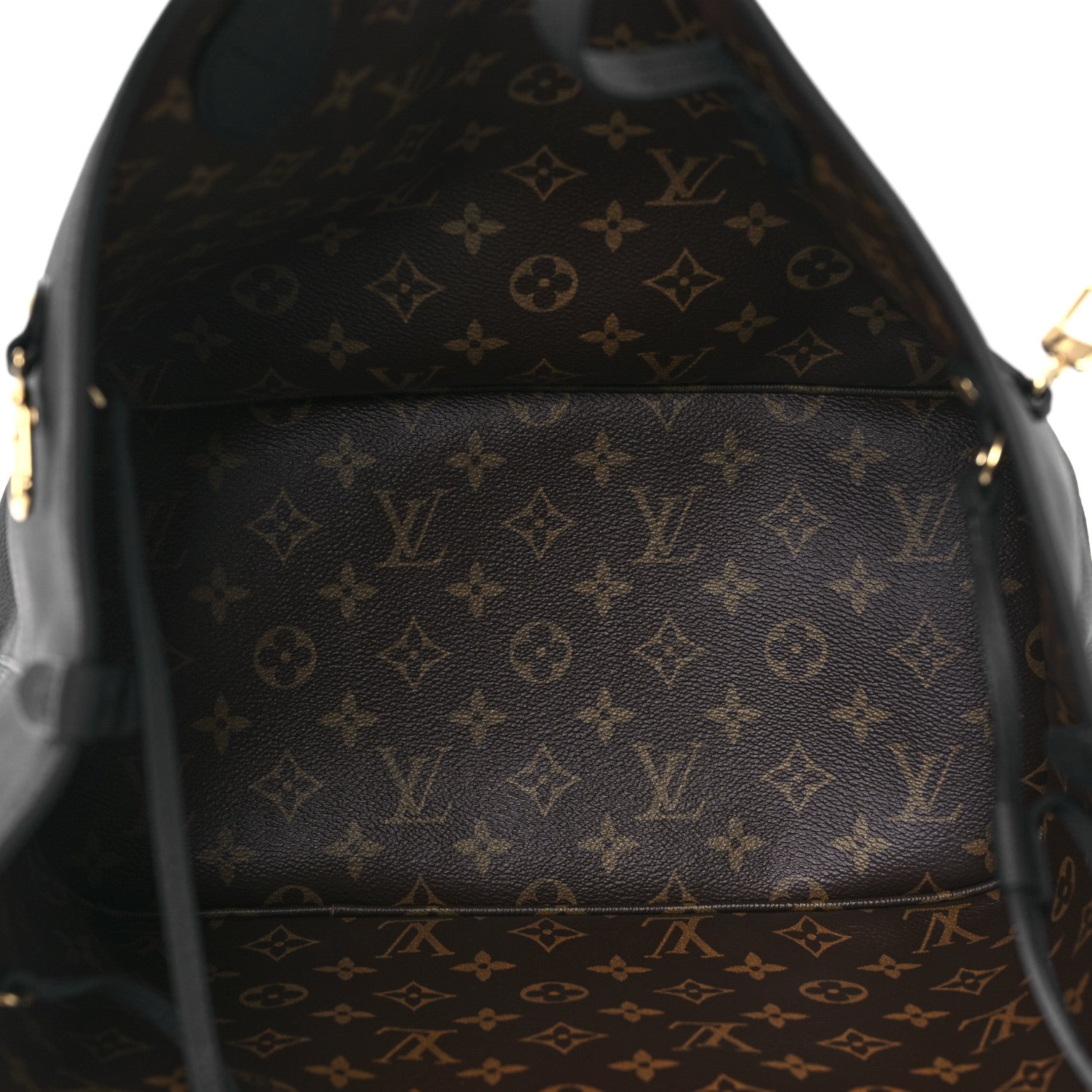 Louis Vuitton Monogram Calfskin Neo Neverfull Inside Out MM Black 10 of 19