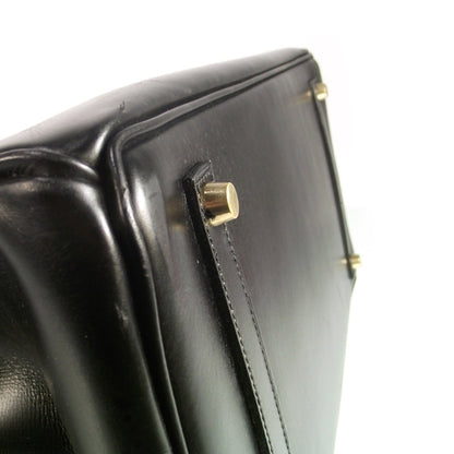 Hermes Box Calfskin Birkin 35 Black 9 of 11
