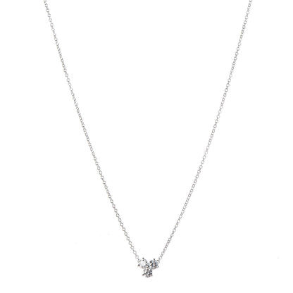 Tiffany Platinum Diamond Aria Pendant Necklace 1 of 5