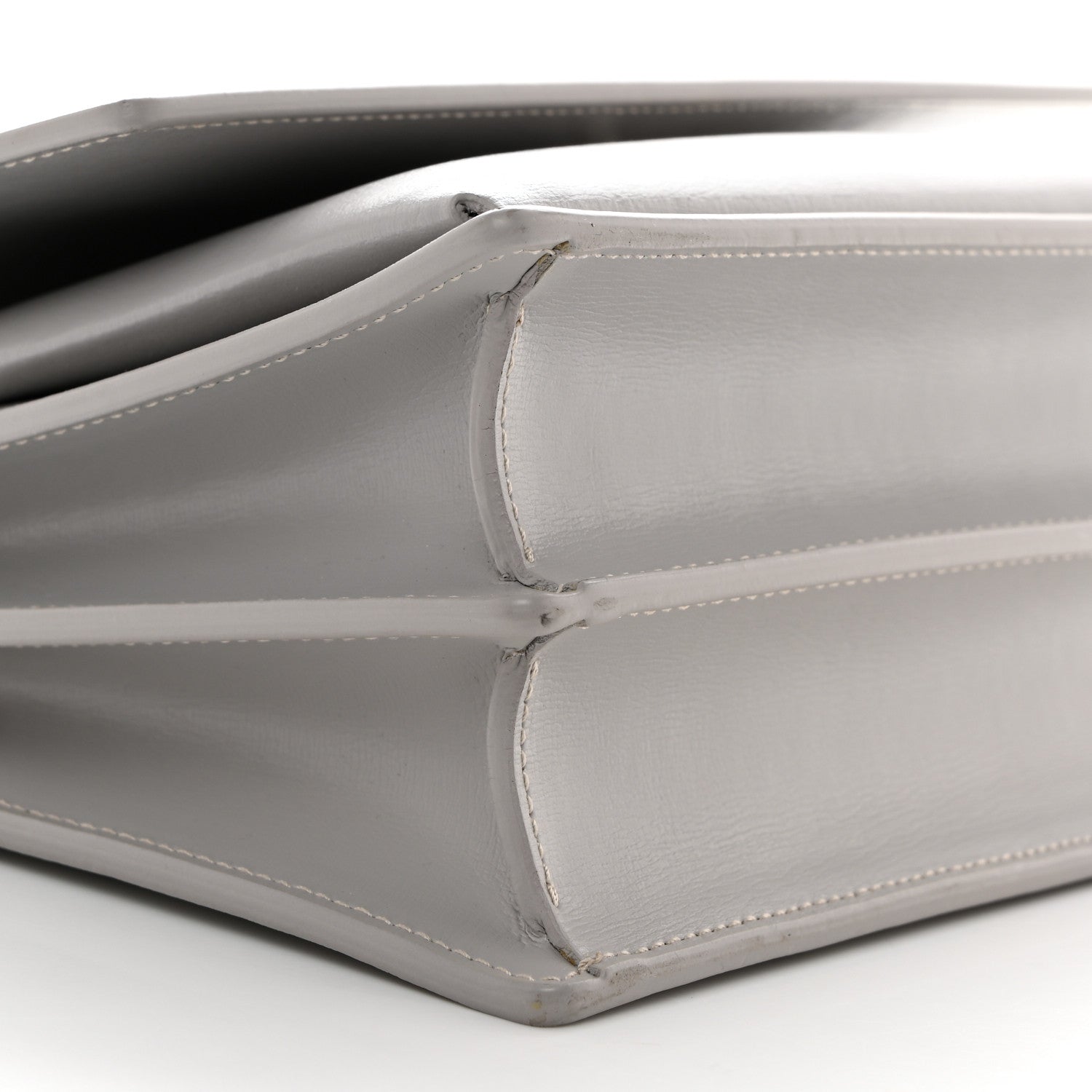 Saint Laurent Calfskin Medium Monogram Sunset Granite 10 of 11