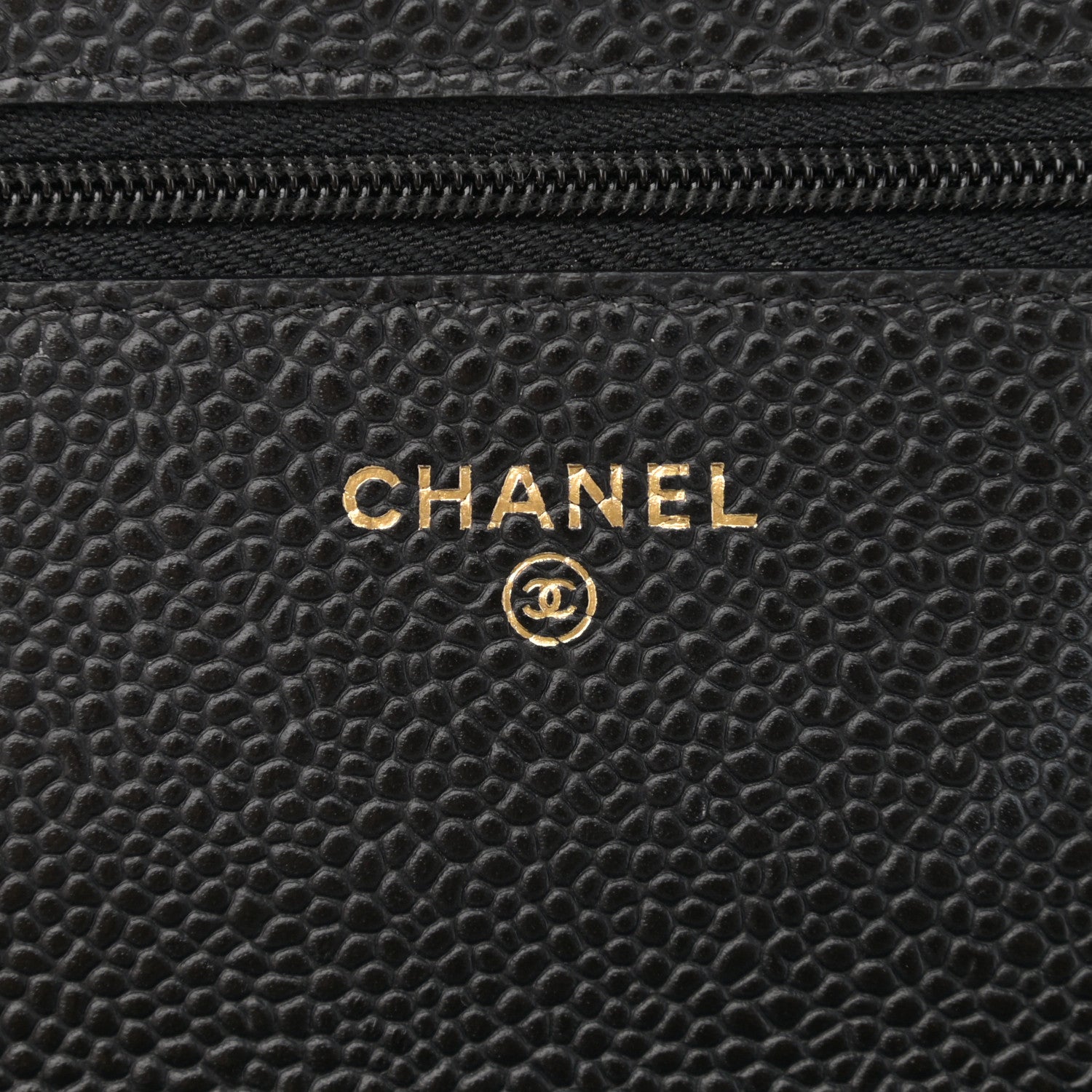 Chanel Caviar Quilted Wallet On Chain WOC Black 6 of 12