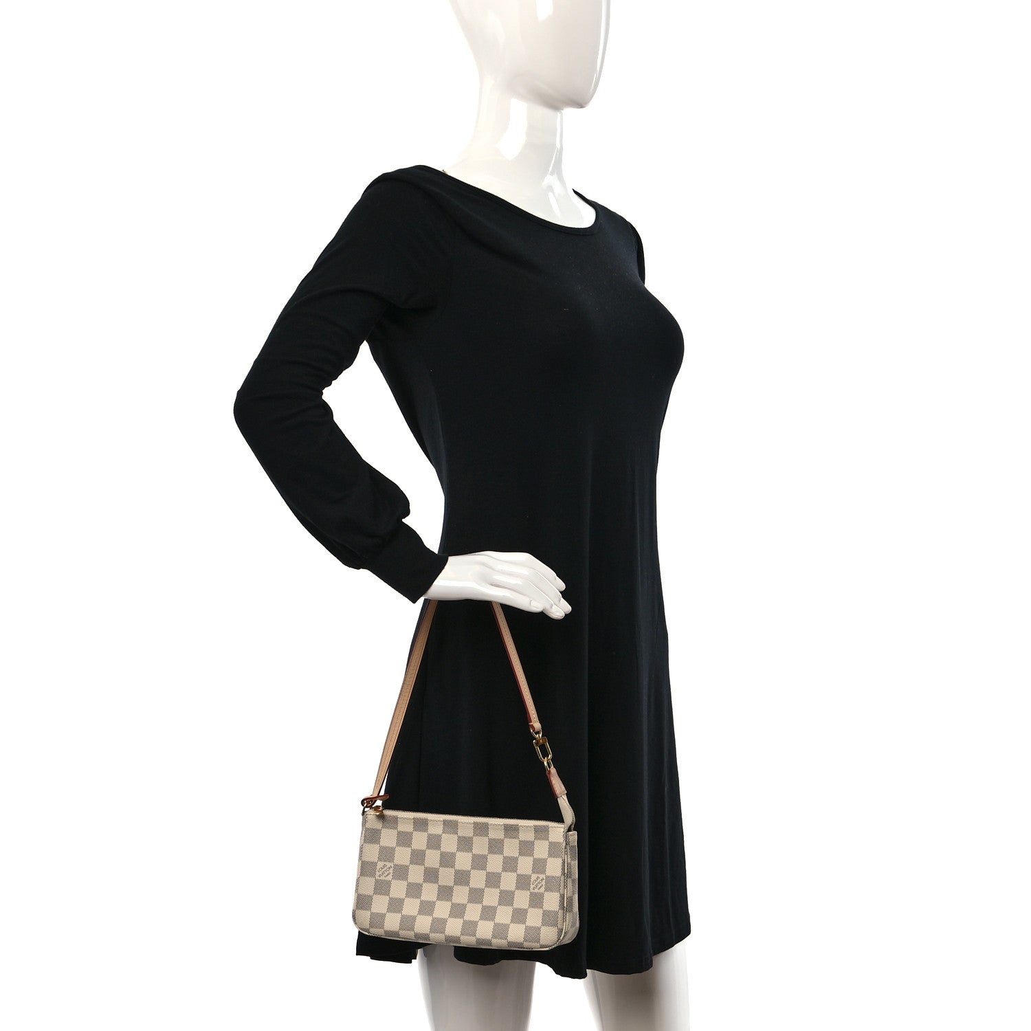 Louis Vuitton Damier Azur Pochette Accessories NM 2 of 9