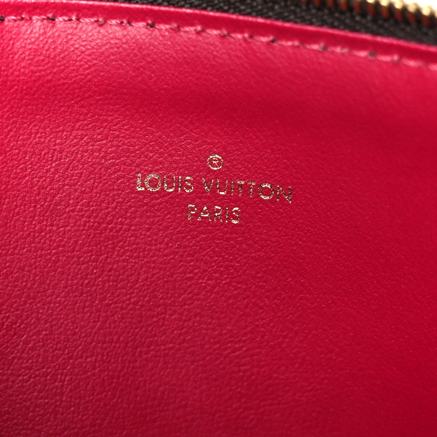 Monogram Pochette Felicie Chain Wallet Fuchsia