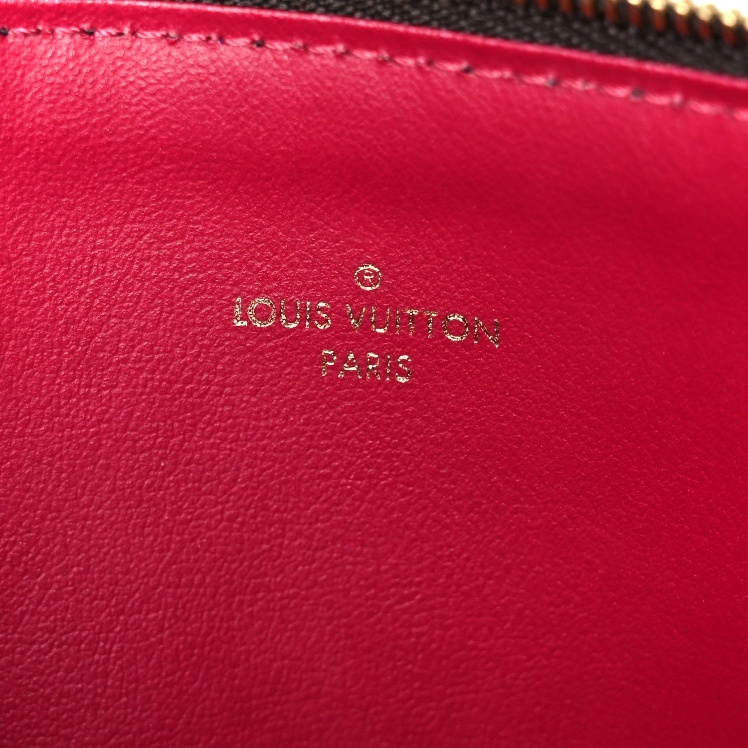 Louis Vuitton Monogram Pochette Felicie Chain Wallet Fuchsia 9 of 16