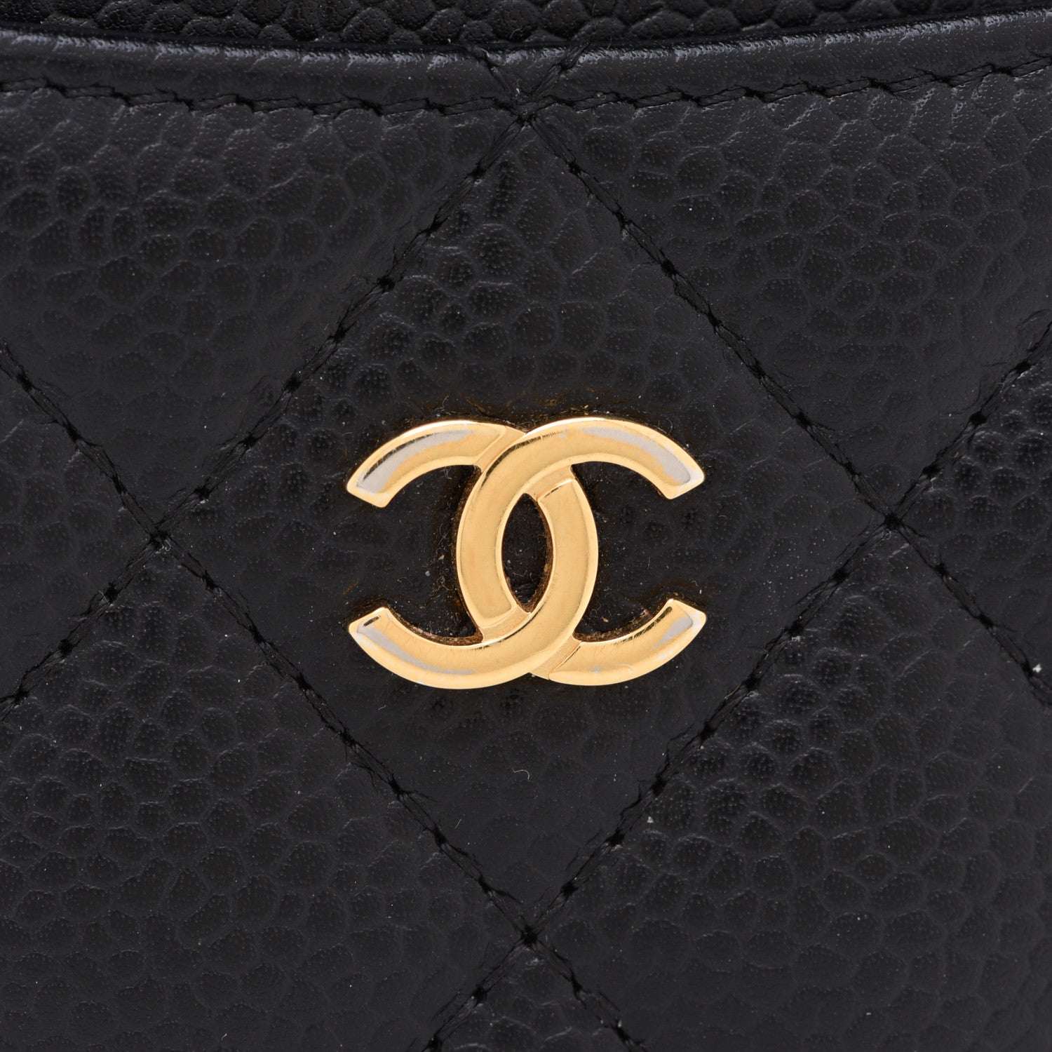 Chanel Caviar Quilted Card Holder Black 9 of 9