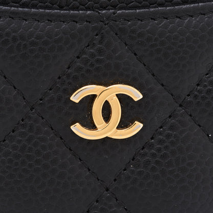 Chanel Caviar Quilted Card Holder Black 9 of 9