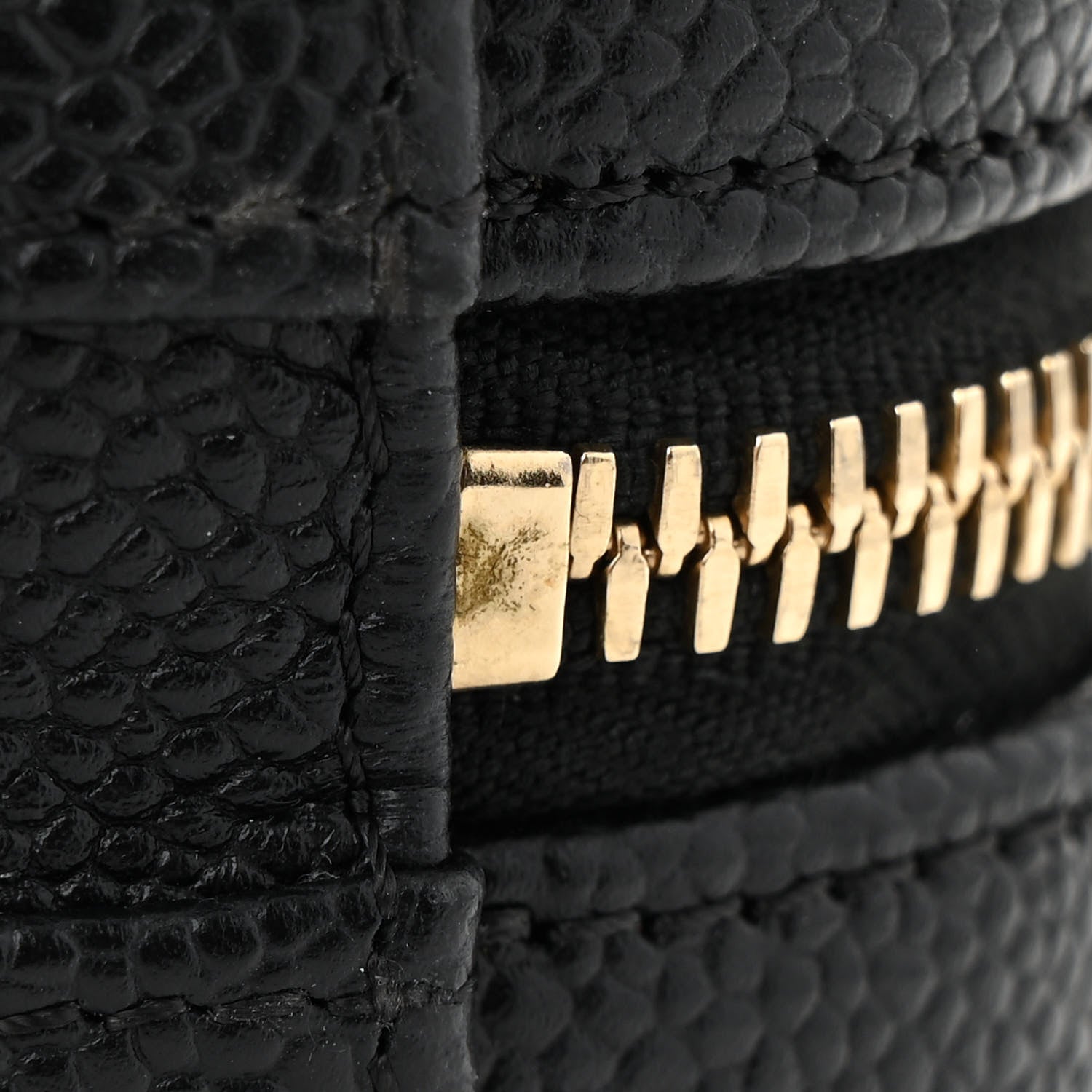 Chanel Caviar Quilted Small CC Filigree Vanity Case Black 12 of 14