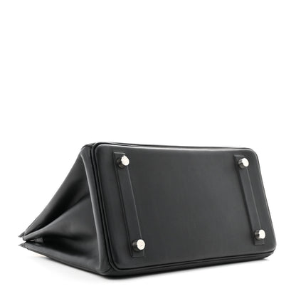Hermes Swift Birkin Shadow 25 Black 4 of 14