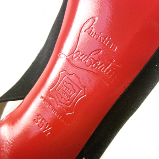 Christian Louboutin Satin Burma Haute Serrure 120 Pumps 35.5 6 of 7