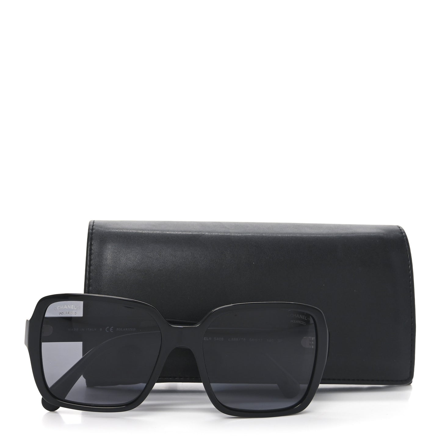 Acetate Square Sunglasses 5408 Black