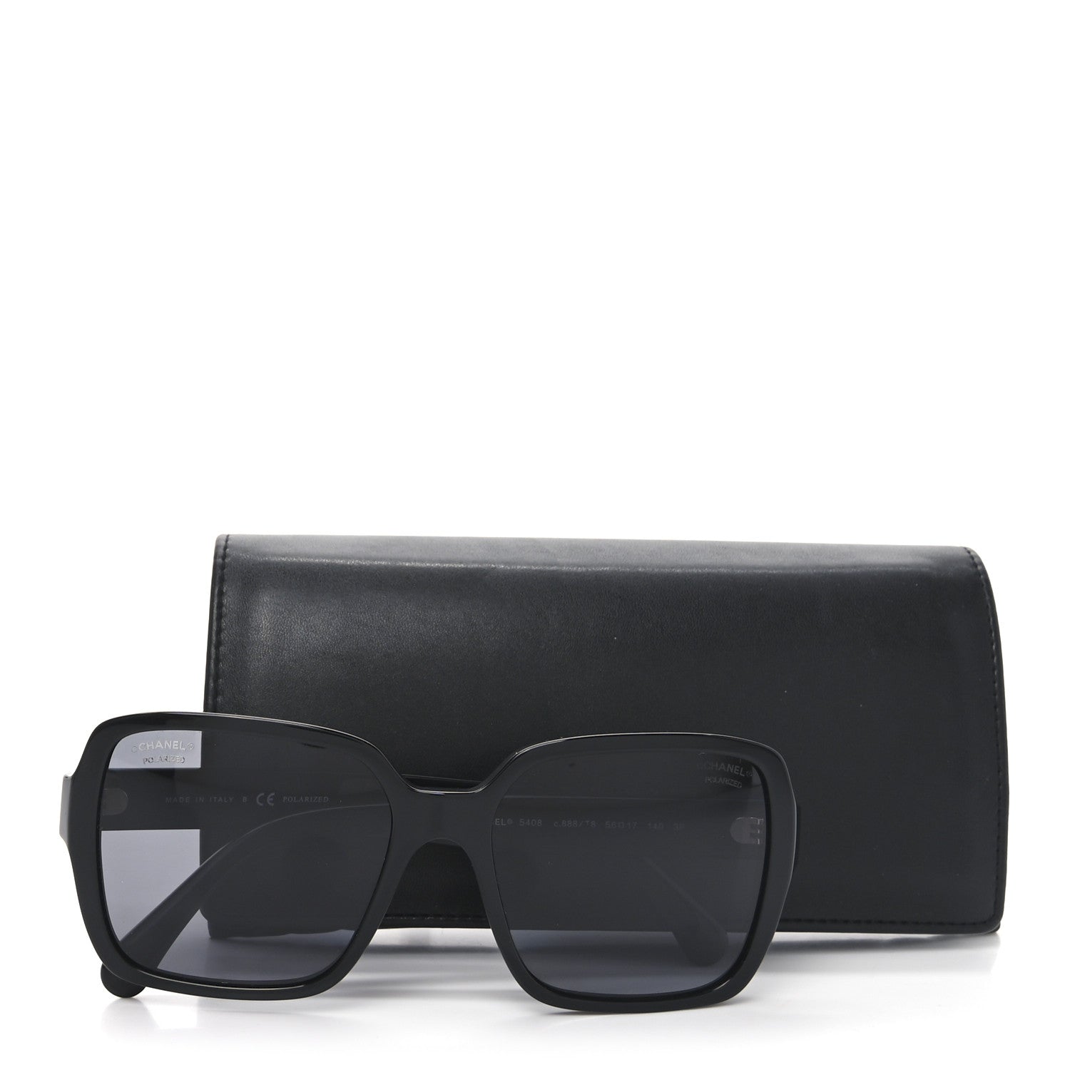 Chanel Acetate Square Sunglasses 5408 Black 7 of 7