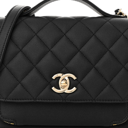 Chanel Caviar Quilted Medium Business Affinity Flap Black 8 of 10