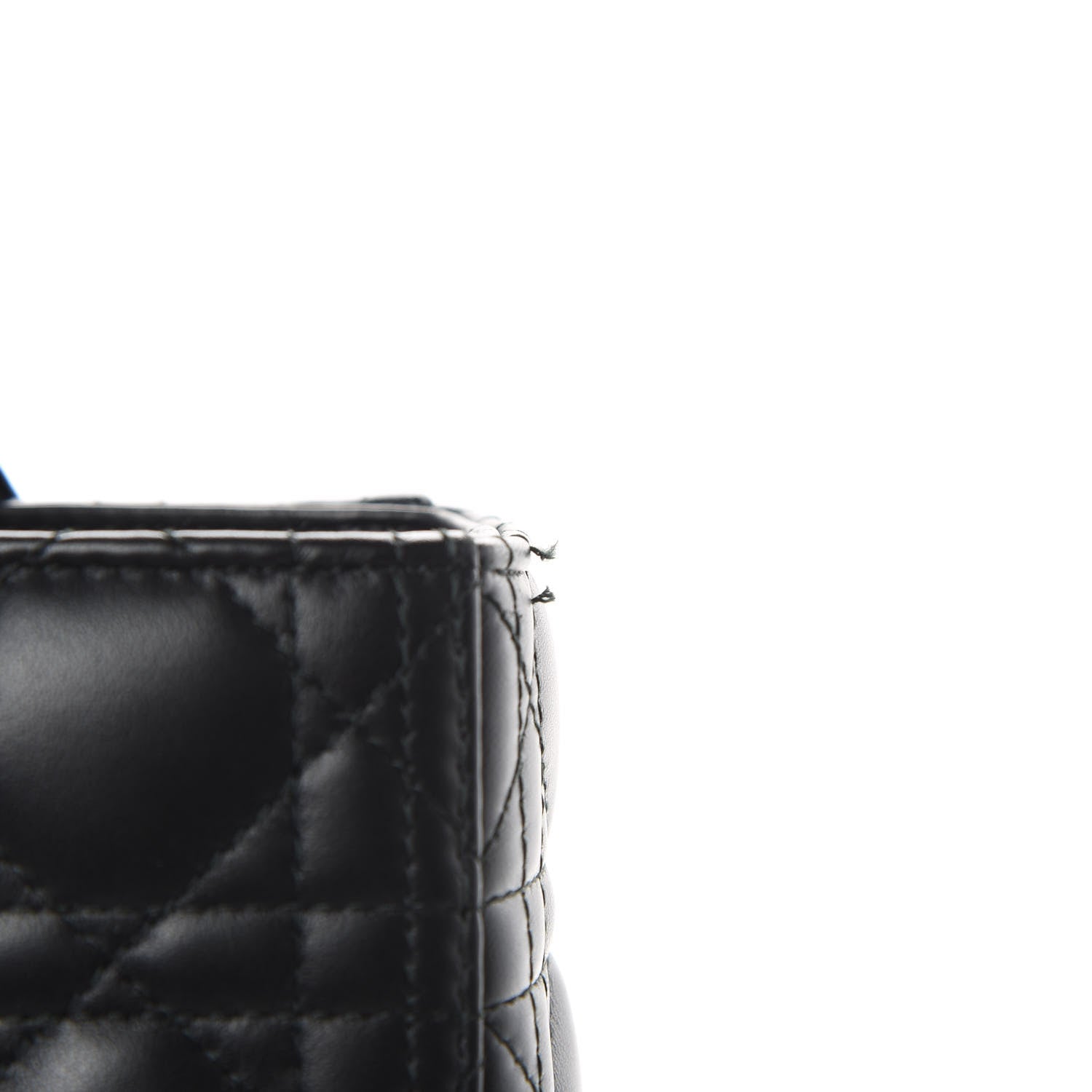 Christian Dior Lambskin Cannage Large Lady Dior Black 15 of 15