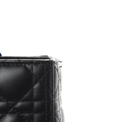 Christian Dior Lambskin Cannage Large Lady Dior Black 15 of 15