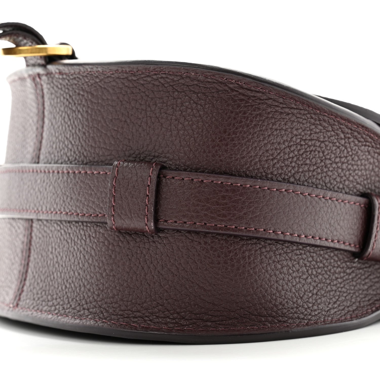 Chloe Calfskin Mini Marcie Round Crossbody Bag Intense Violine 10 of 11