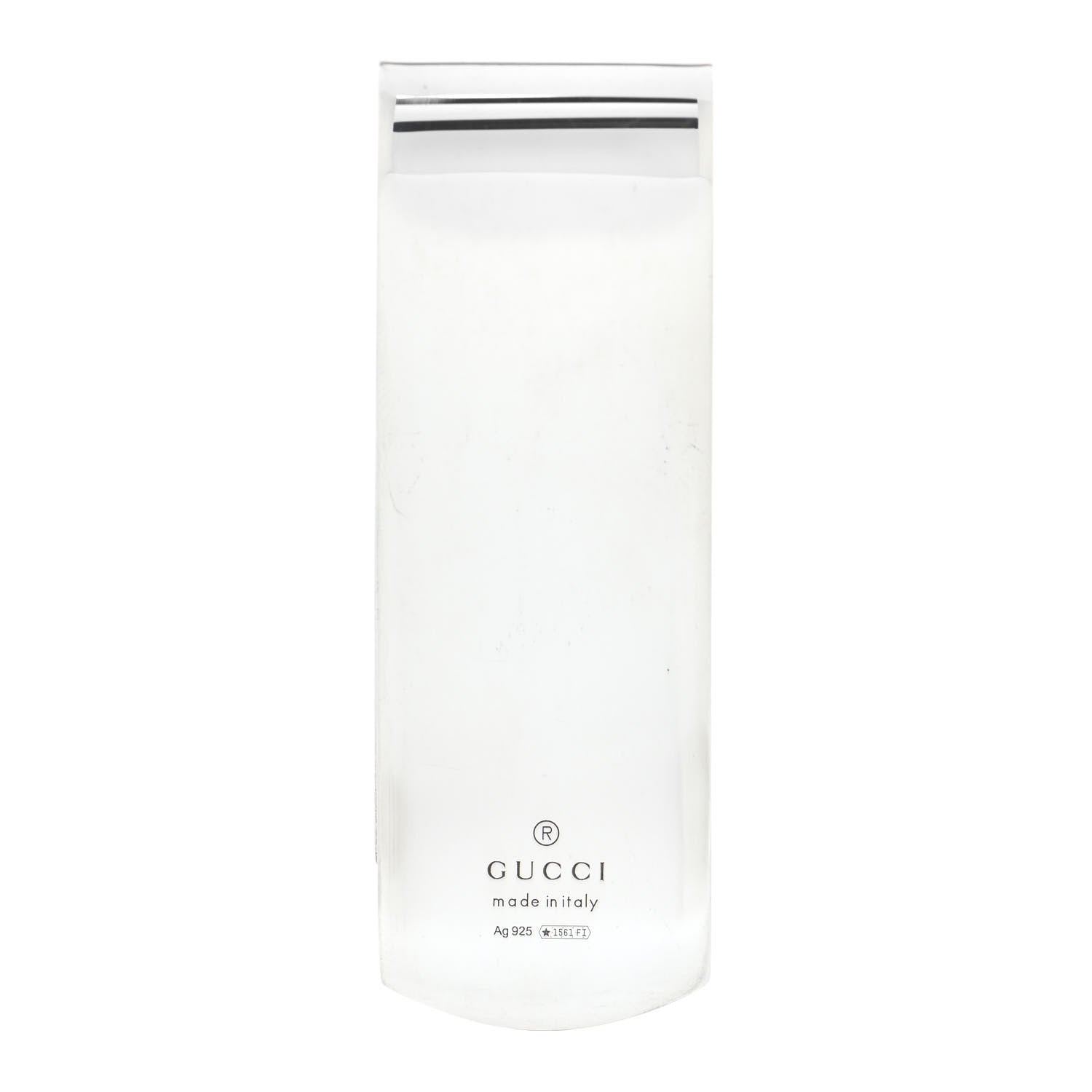 Gucci Sterling Silver GG Money Clip 3 of 4