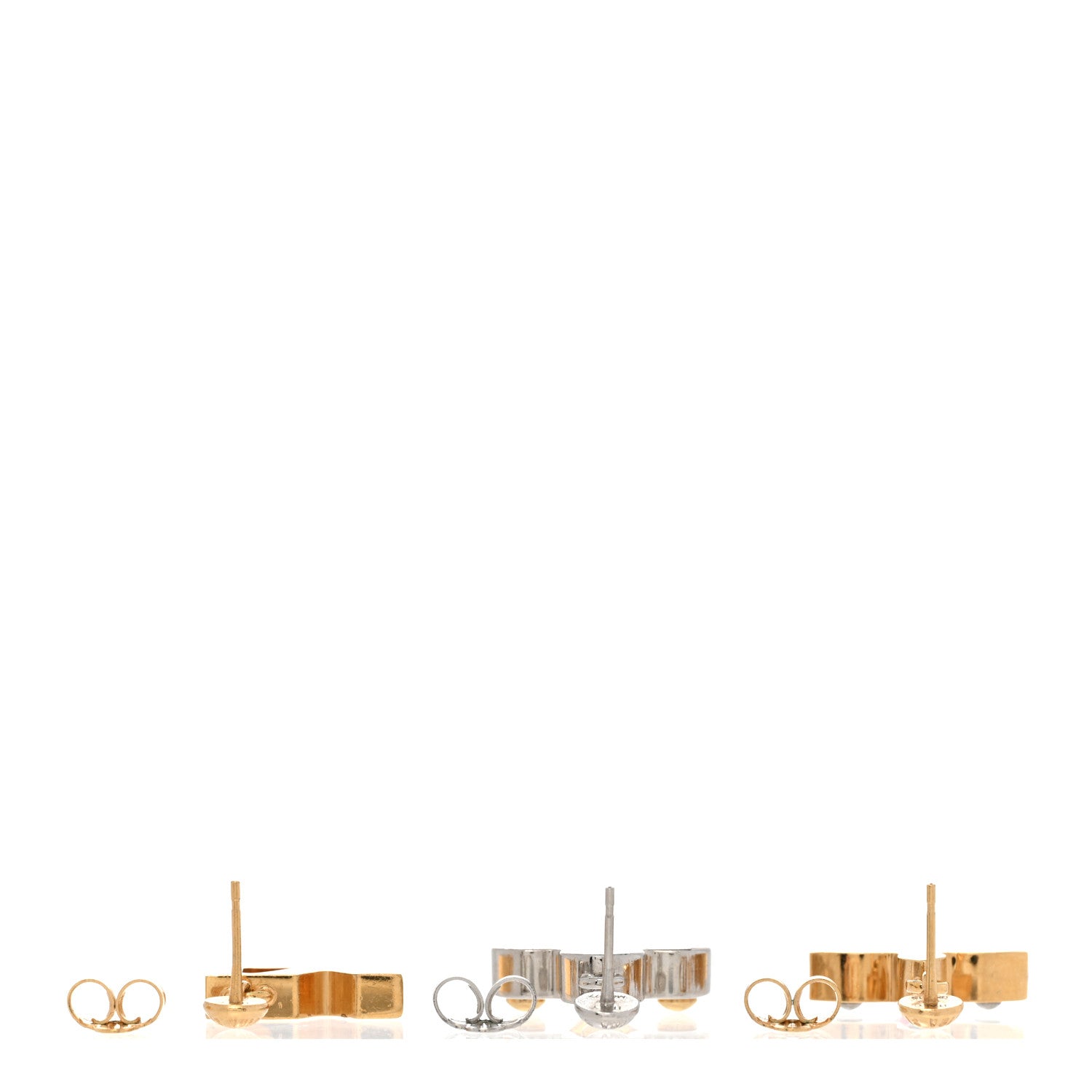 Louis Vuitton Swarovski Crystal Love Letters Earrings GM Set of 3 of 7