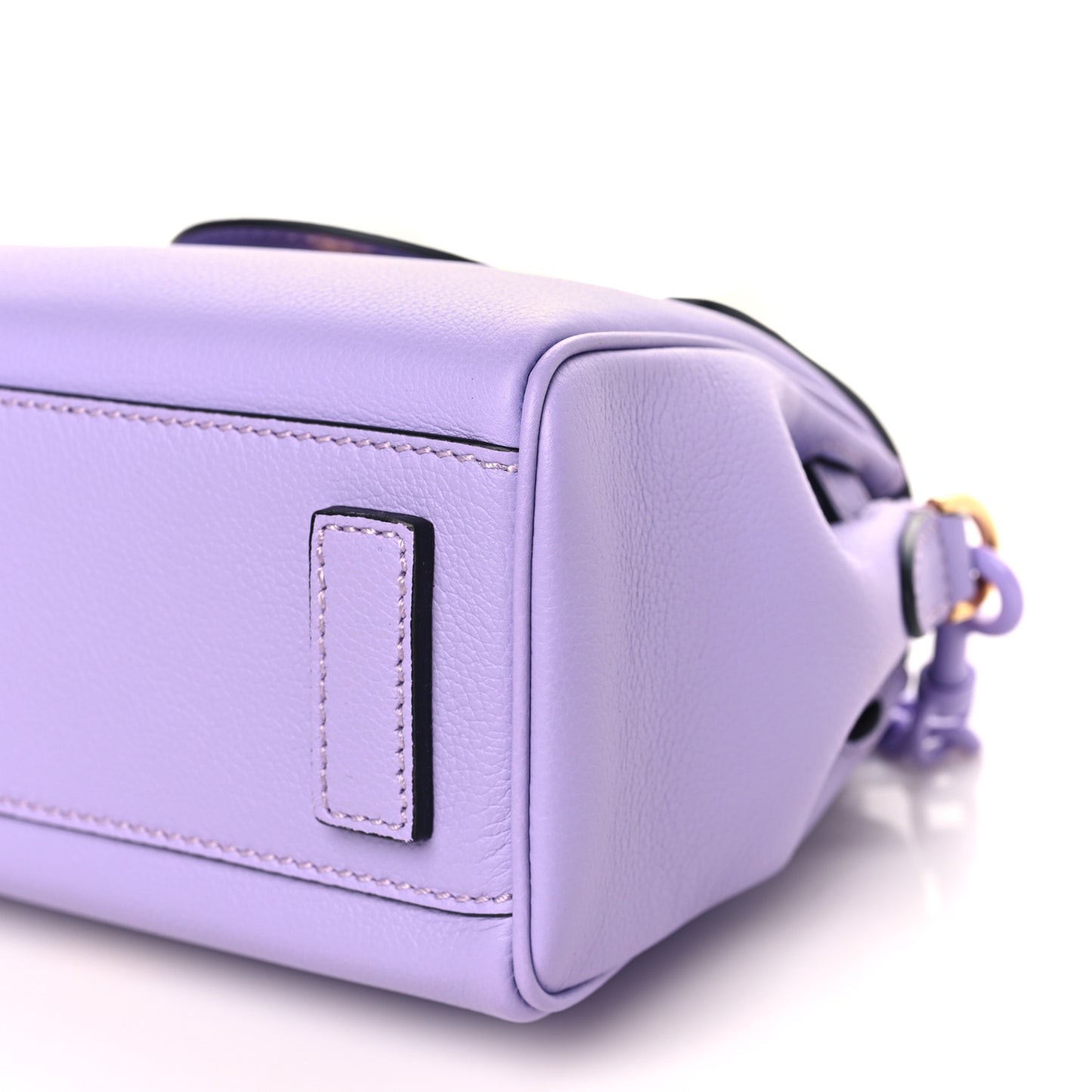 Calfskin Medusa Small Top Handle Handbag Lilac