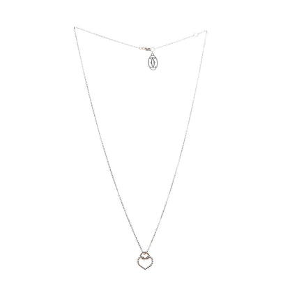 Cartier 18K Pink Gold Twist Heart Pendant Necklace 3 of 4