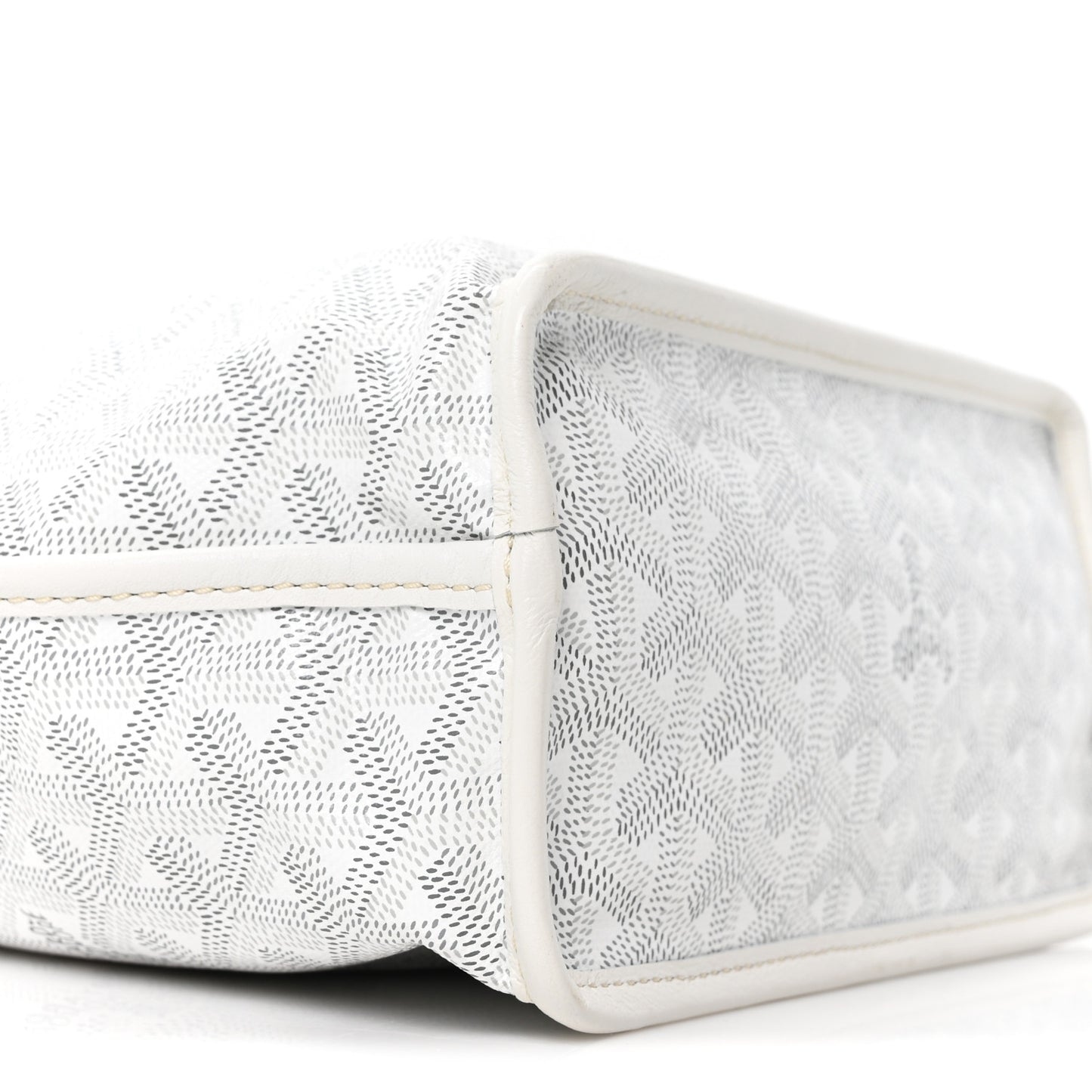 Goyardine Reversible Mini Anjou White