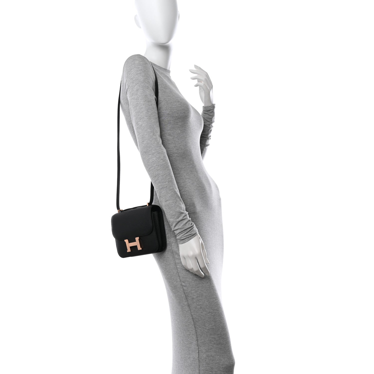 Hermes Epsom Constance 18 Black 3 of 11
