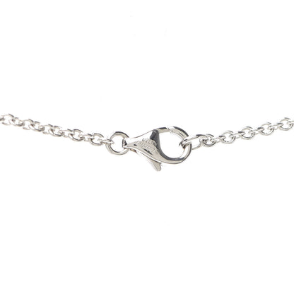 Cartier 18K White Gold Interlocking LOVE Necklace 6 of 8