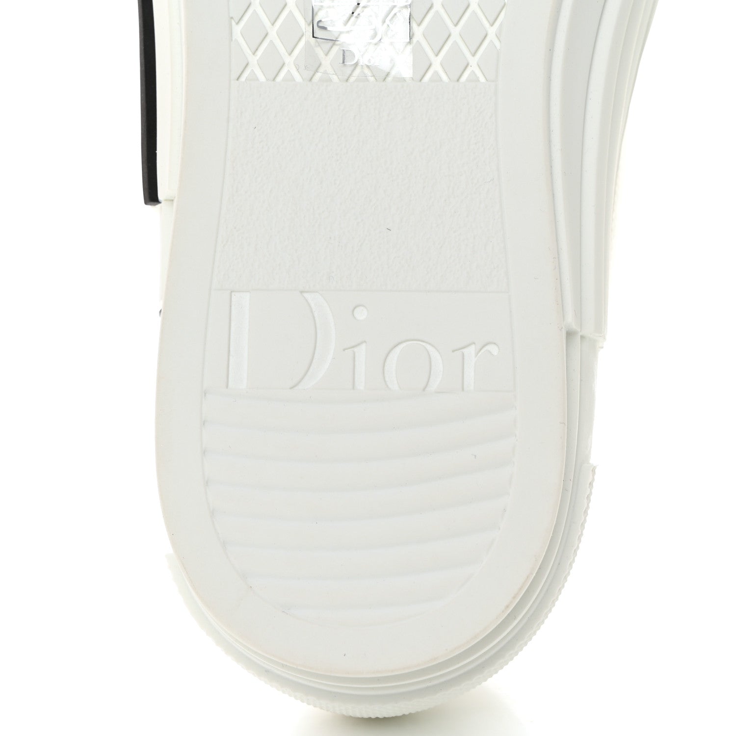 Christian Dior Technical Canvas Oblique Mens B23 Slip On Sneakers 42 White 8 of 9