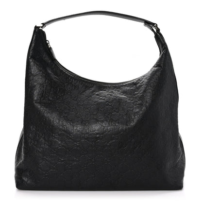 Gucci Guccissima Large Hobo Black 1 of 12
