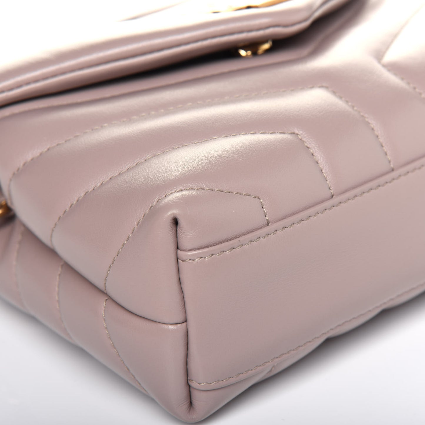 Calfskin Y Quilted Monogram Toy Loulou Crossbody Bag Light Natural