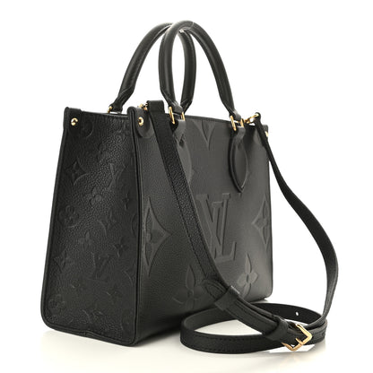 Louis Vuitton Empreinte Monogram Giant Onthego PM Black 3 of 10