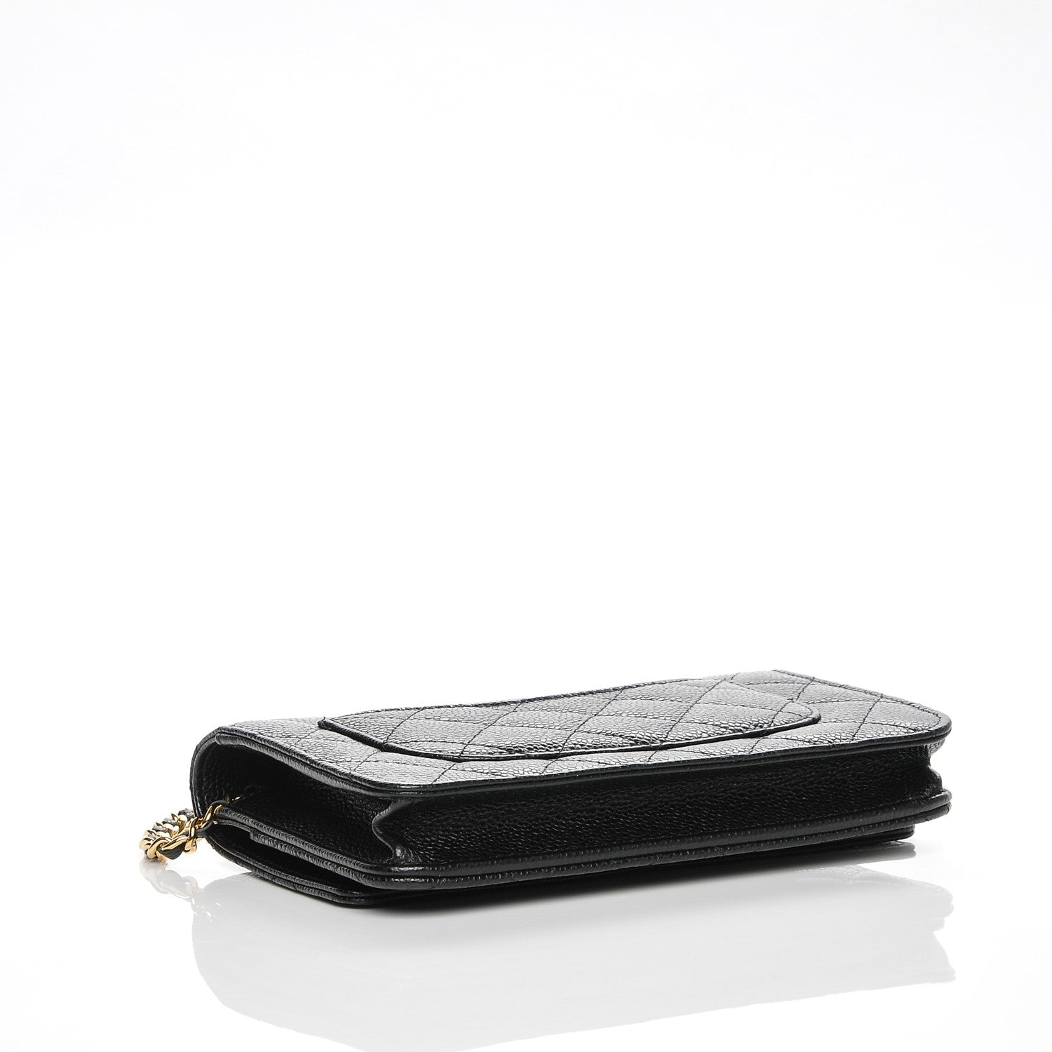 Chanel Caviar Quilted Wallet On Chain WOC Black 4 of 8
