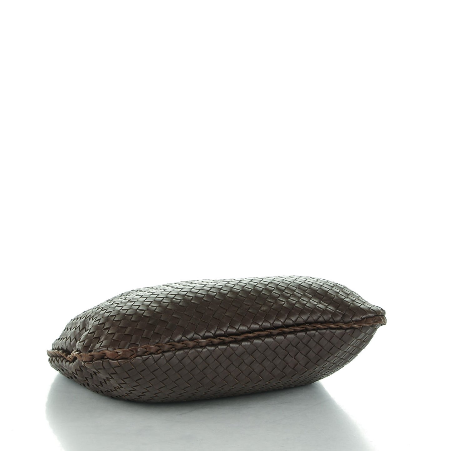 Nappa Intrecciato Medium Veneta Hobo Ebano