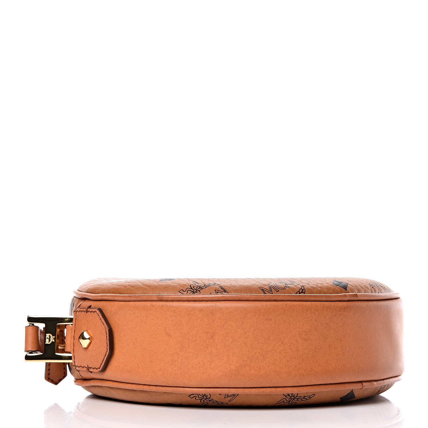 MCM Visetos Medium Heritage Tambourine Cognac 4 of 11