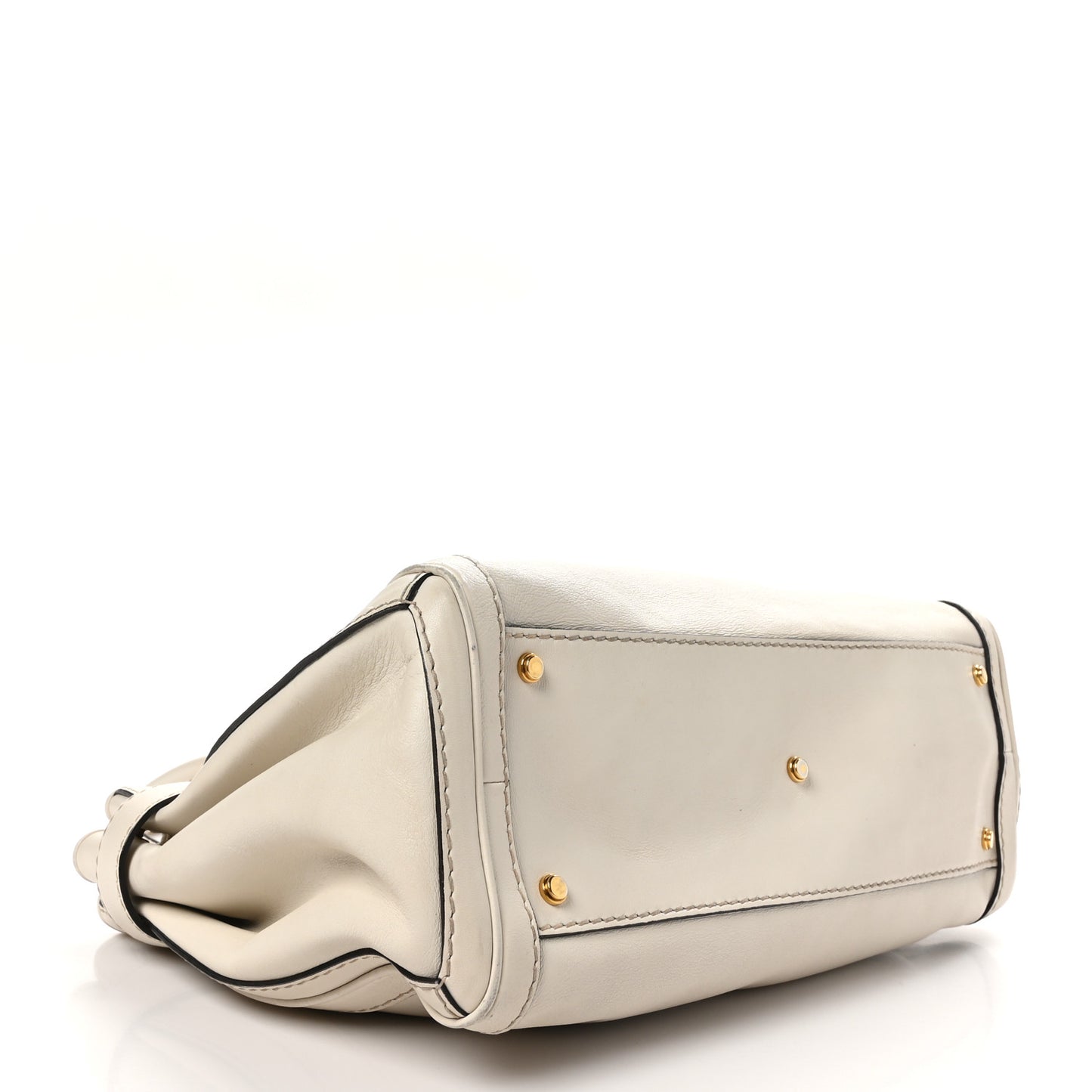 Calfskin Medium GG Running Tote White