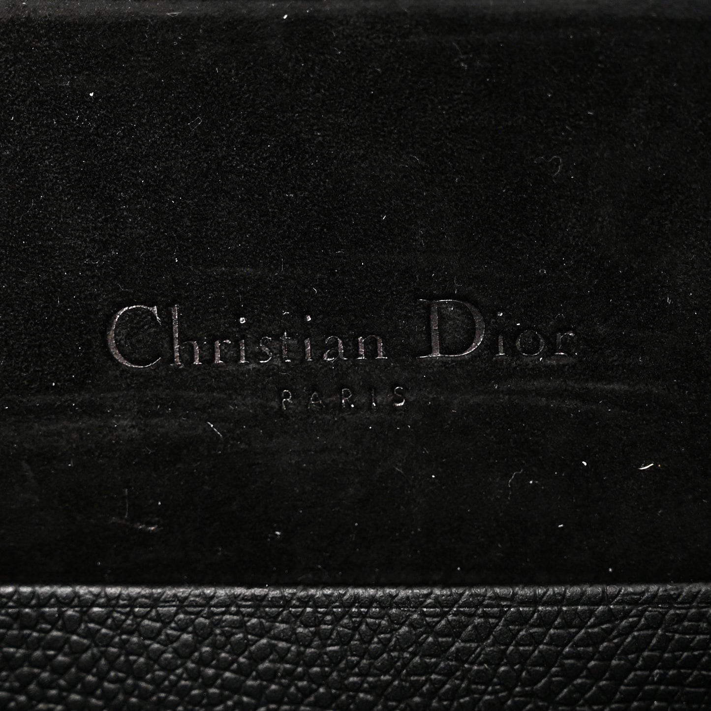 Grained Calfskin Saddle Belt Bag Black