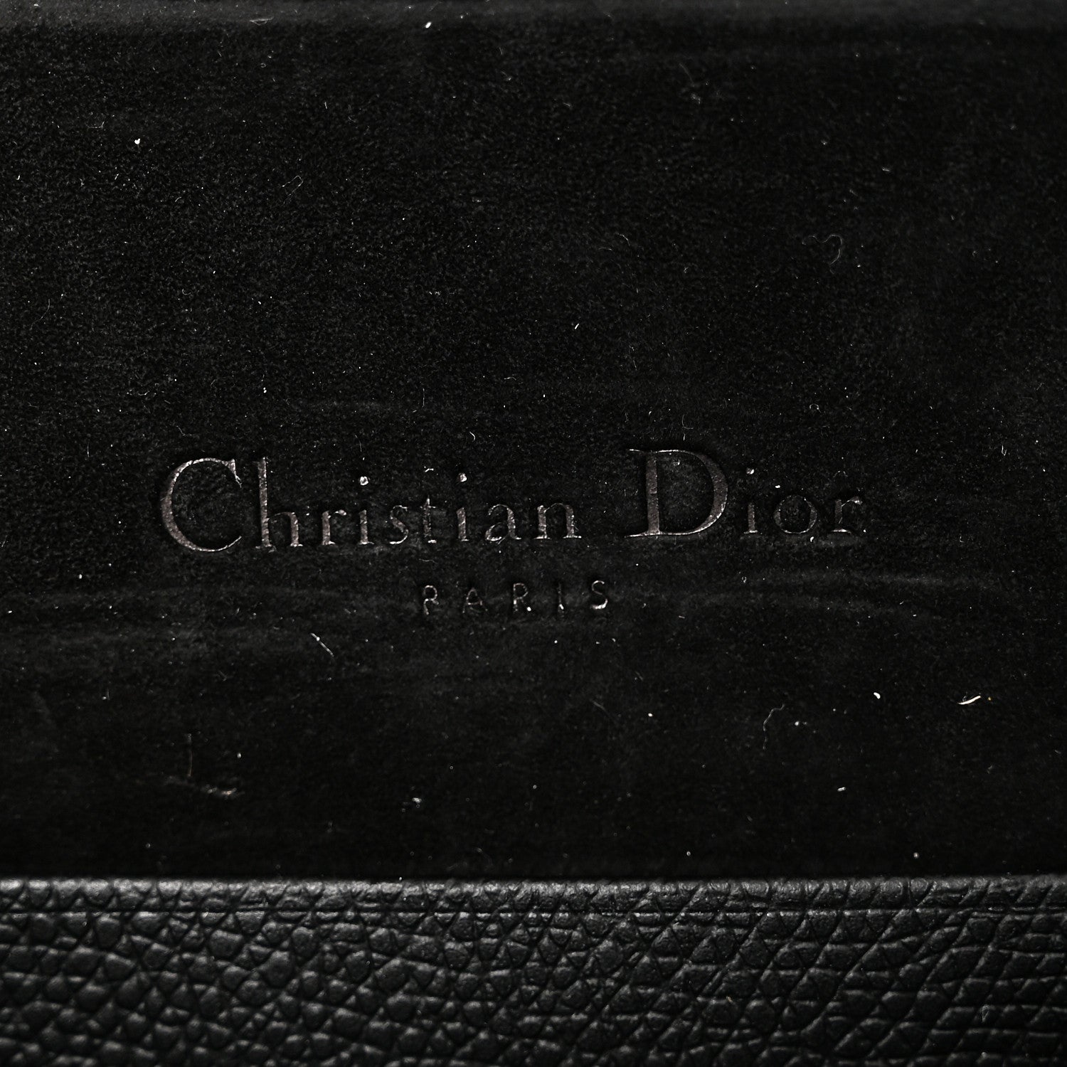 Christian Dior Grained Calfskin Saddle Belt Bag Black 6 of 10