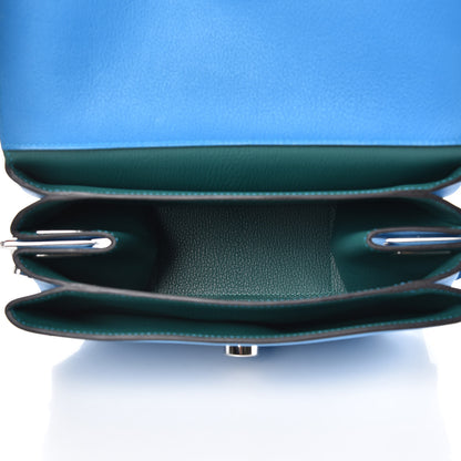 Hermes Taurillon Novillo Opli 24 Bleu Zanzibar Malachite 5 of 9