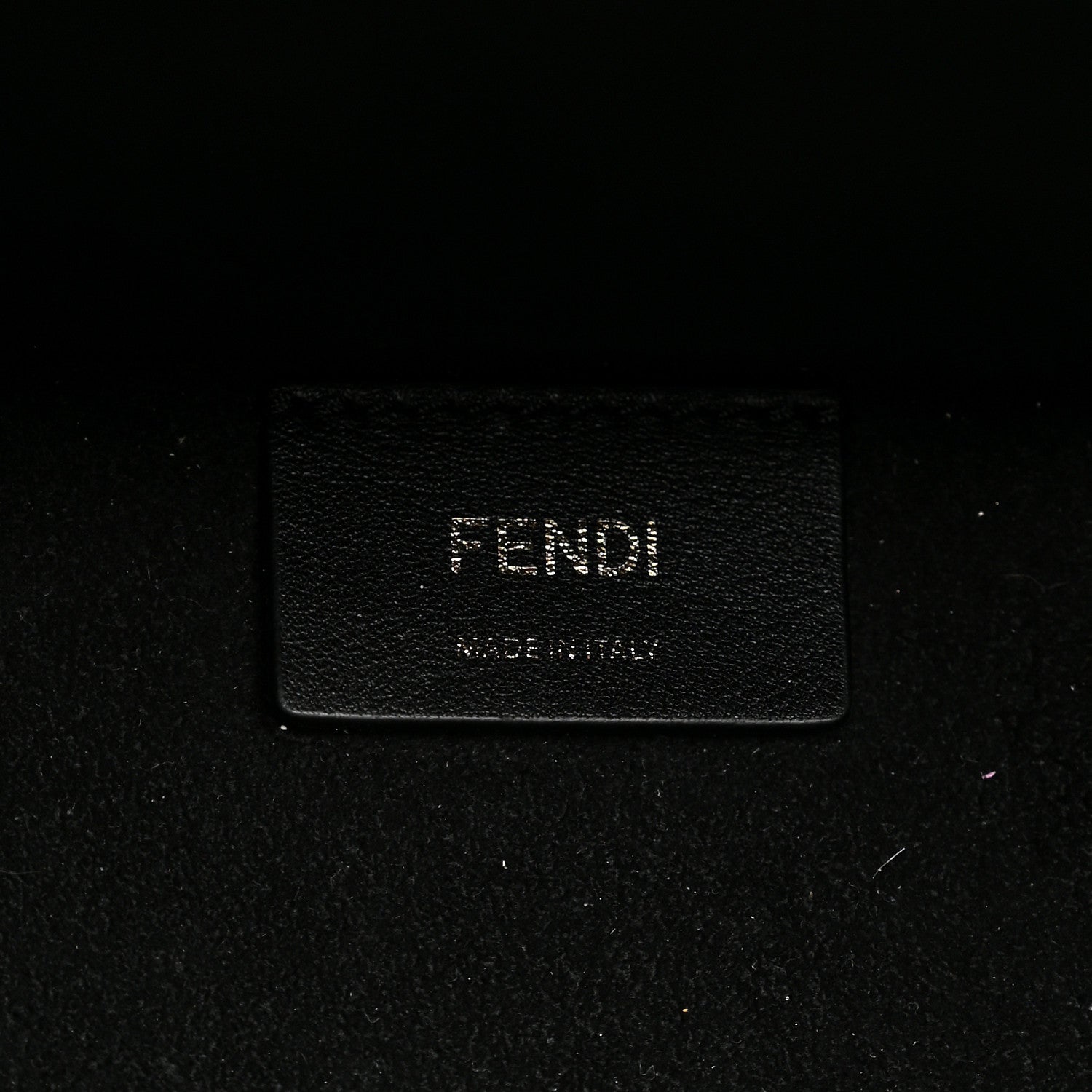 Fendi Vitello Plexiglass FF Embossed Medium Fendi Sunshine Shopper Tote Black 6 of 10