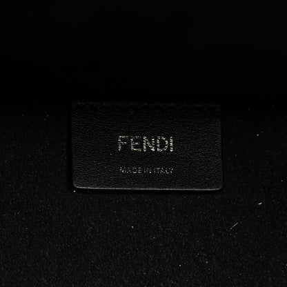 Fendi Vitello Plexiglass FF Embossed Medium Fendi Sunshine Shopper Tote Black 6 of 10