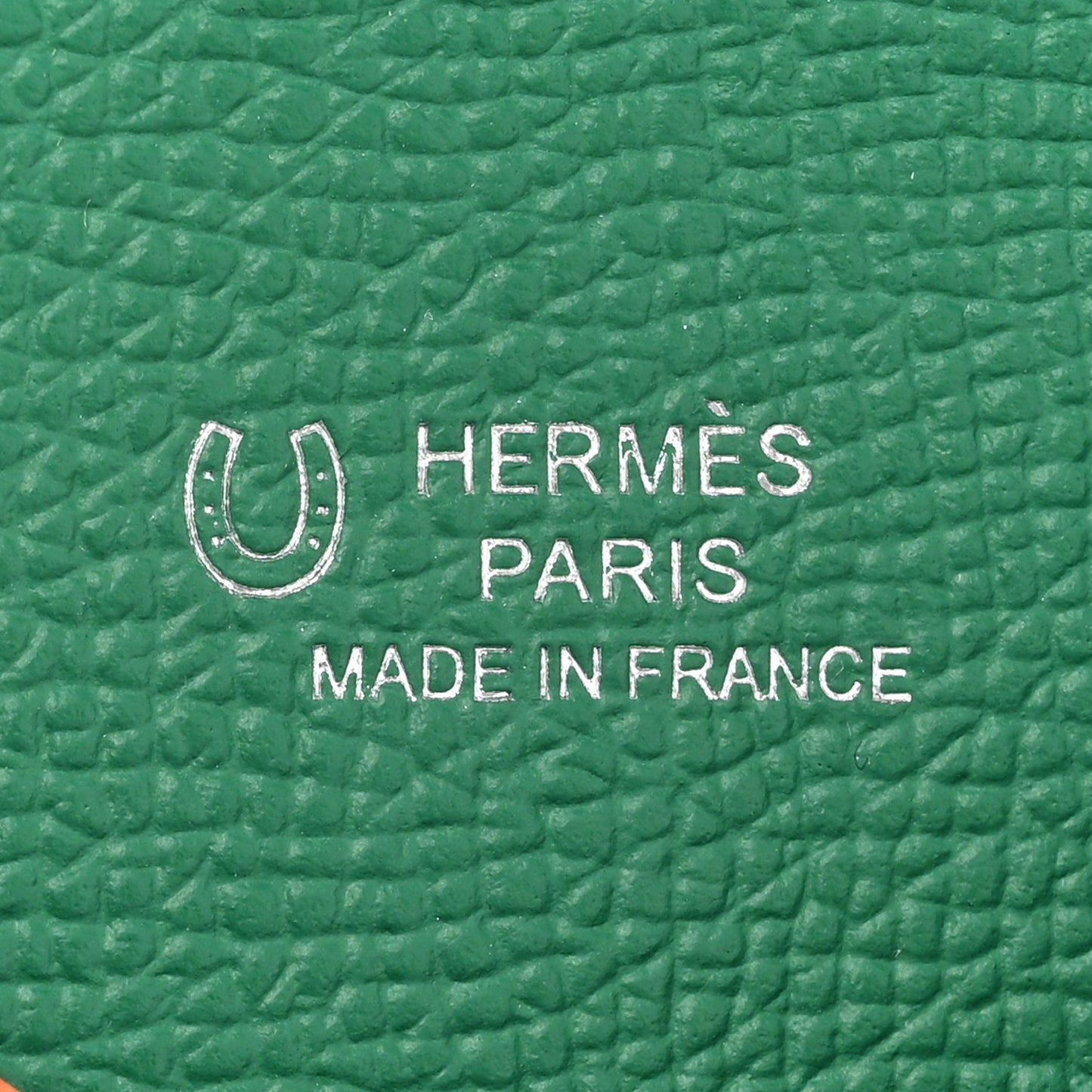 Epsom Horseshoe Verso Calvi Card Case Orange Vert Vertigo