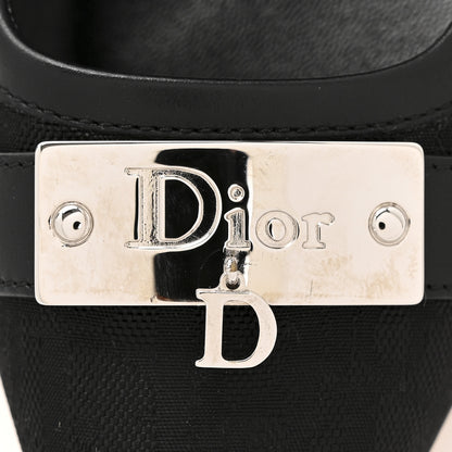 Christian Dior Oblique Canvas Street Chic Pumps 37 Black 11 of 11