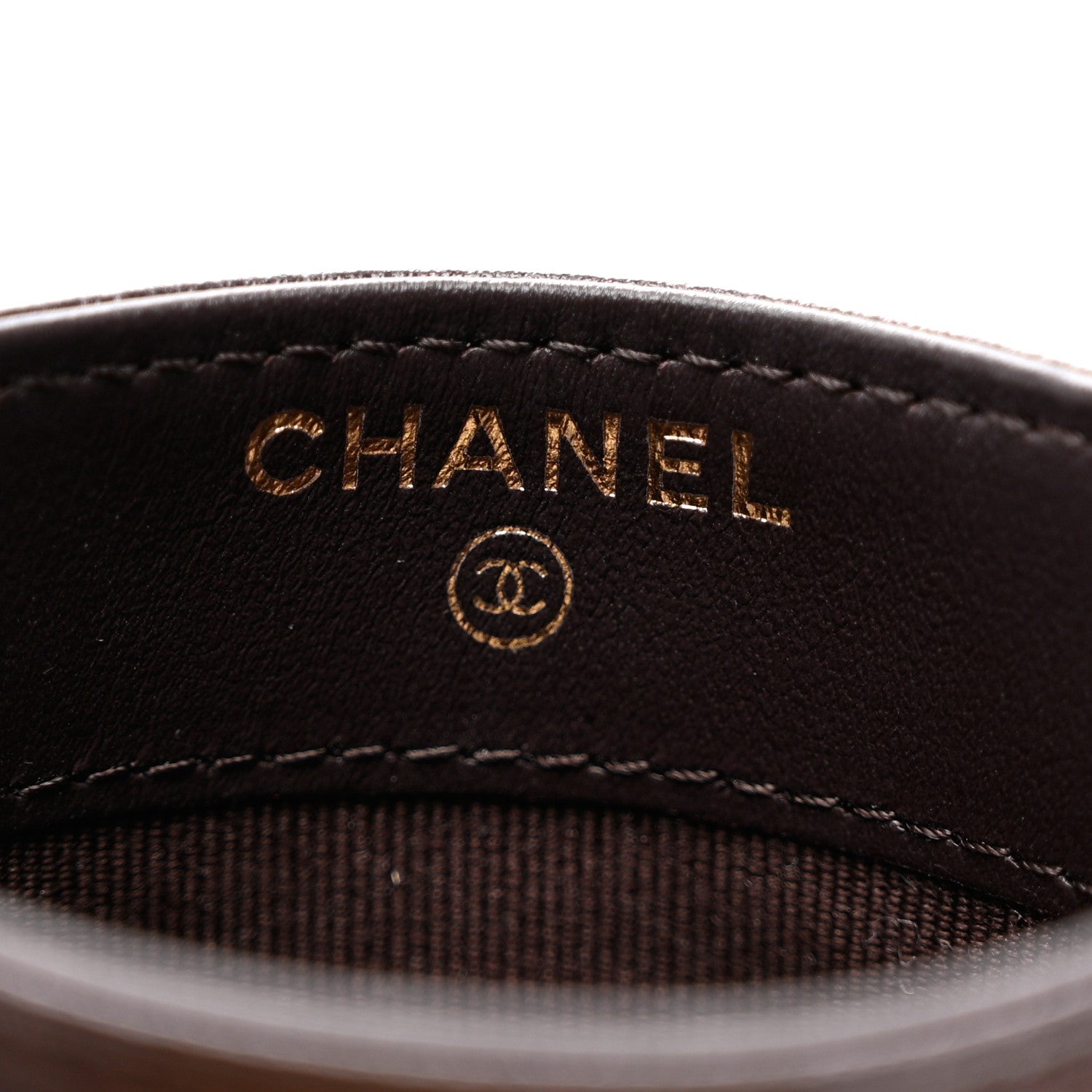 Chanel Caviar Quilted Boy Card Holder Dark Brown 6 of 9