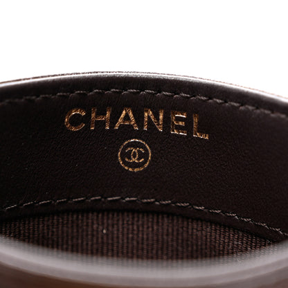 Chanel Caviar Quilted Boy Card Holder Dark Brown 6 of 9